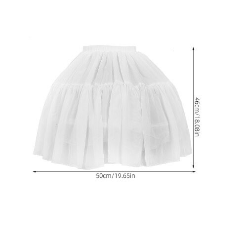 1 Falda Interior Ajustable Para Lolita De 1