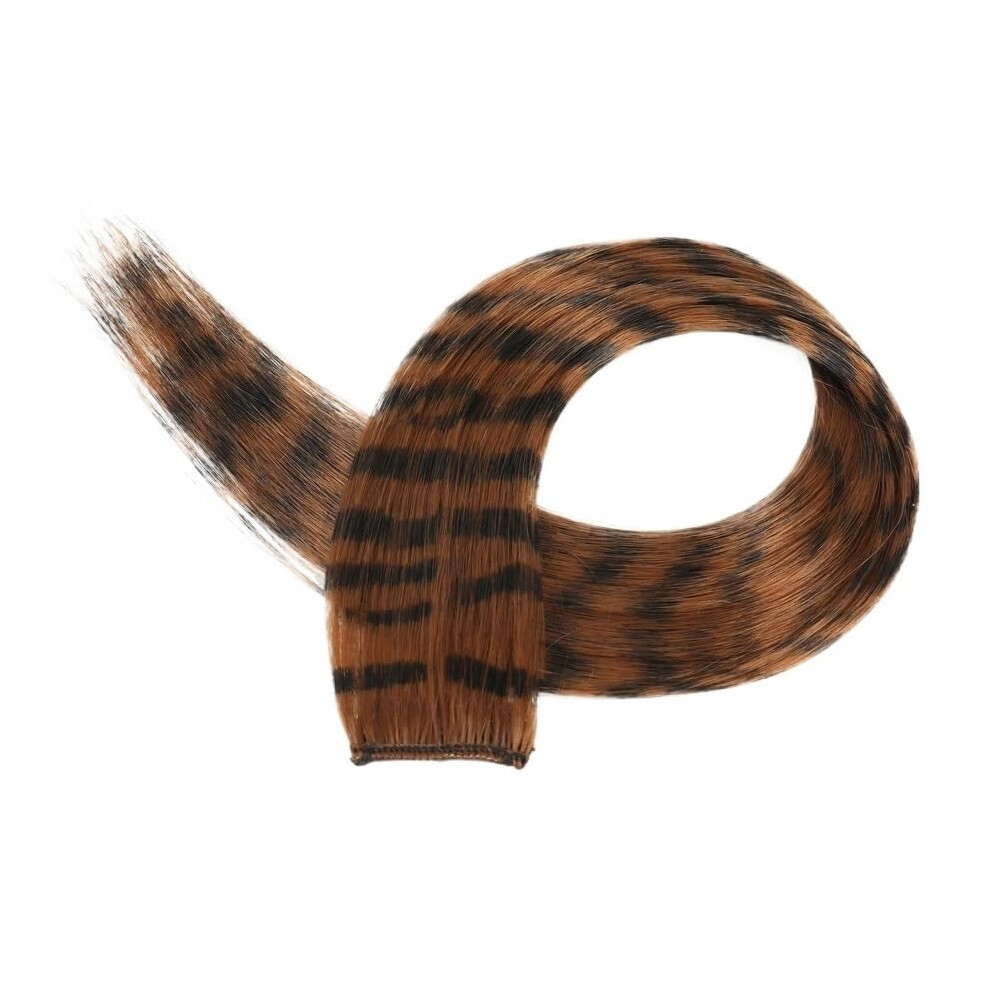 Hair Feathers Synthetic 18-Inch Feathers Hair Clip One Piece Extension DIY Colorful Hairpiece