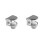 GTV 2 pcs Glass shelf bracket with Pin for panel 4-8mm 1