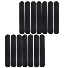 30pcs Black Non Woven Hat Sweat Pad Portable Outdoor Accessory