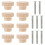 8St Multifunctionele Deurknevels Beige Voor Dressoirs 1