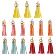 25 Unidades Colgante Borla Cuero Manualidades Joyería
