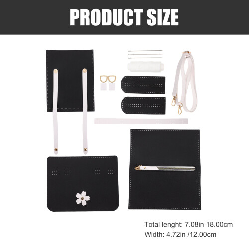 1 Set Diy Handgemaakte Pu Keten Tas Kit 1
