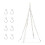 Ensemble Suspendu Pour Séchage Macramé Coton Porte-Fleurs 3