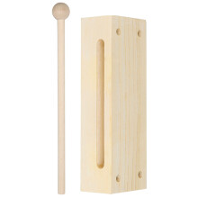 1 Set Bloc De Bois Avec Instrument De De Percussion
