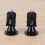 Paire De Bouchons De Guidon Pour Tout Terrain Noir 2