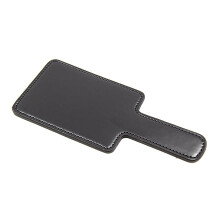 Spanking Paddle Leather Black Square BDSM Paddle Fetish Restraints Adult Costume Accessory