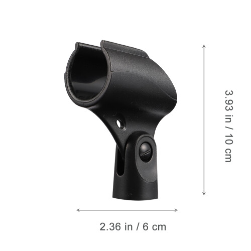 5 St Microfonhalter Mit Kupferadaptern Kunststoff Schwarz 2