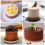 8Stk Biscuit Ringe Mousse Tortendeko Backwerkzeug Silber 5