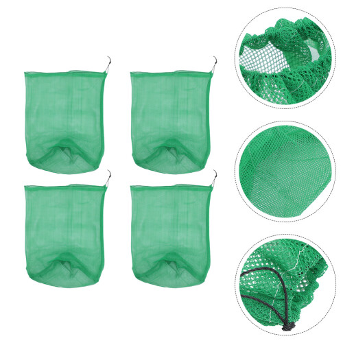 4 Pièces Filet De En Nylon Avec À Cordon Pour 2