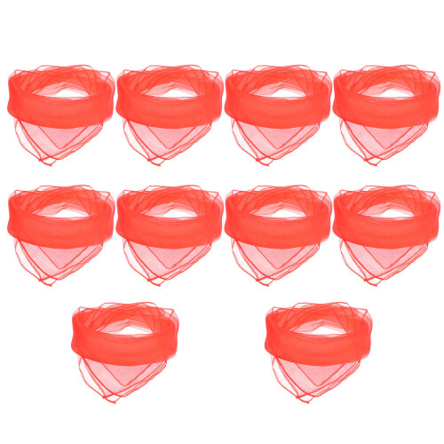 10 Pièces Foulards De Danse Accessoires Performance Miniatures 2