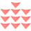 10 Pièces Foulards De Danse Accessoires Performance Miniatures 5