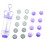 Kit De Imprensa Para Cookies Com Confortável, 10 Discos E 8 8