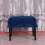 Piano Bleu En Velours Soigné Protège Siège 11