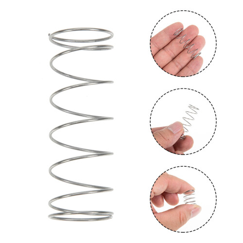 6 Unidades De Resortes Inoxidable Para Botones De 2