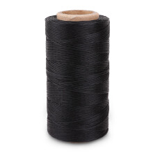 Un Rollo De Hilo De Poliéster Negro Para , Y Pesca