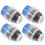 4Pcs Sky-Blue Faucet Diffuser Filter Kitchen Tap Strainer Home Use 5
