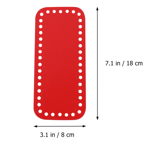 Base En Cuir PU Pour Pochette À Avec Plaque De Tricot 1