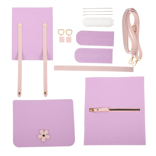 1 Lot Kit De Fabrication De Sac À Main En Cuir Pu Avec