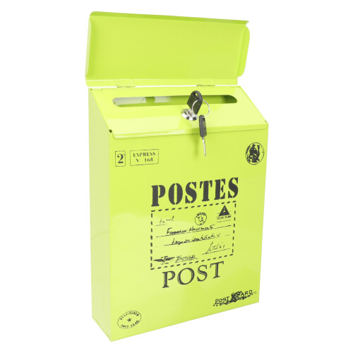 Groene Vintage Brievenbus Voor Huis En