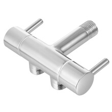 3 Way Water Separator Shower Diverter Angle Bidet Faucet T Connector