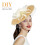 Wommen Sinamay Base Cocktail Hat Fascinator Yarn Bottom 11