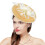 Wommen Sinamay Base Cocktail Hat Fascinator Yarn Bottom 10