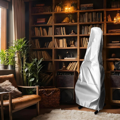 Guitar Dust Protector Silver-Coated Sunproof Guitar Cover With Zipper For Most String Instruments 1
