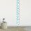 Wall Liniaal Groeimeter Hout En Canvas Kinderkamer - 8