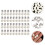 150Ensembles Boutons DIY Perle Imitation Blanc Pour Création Vêtements 5