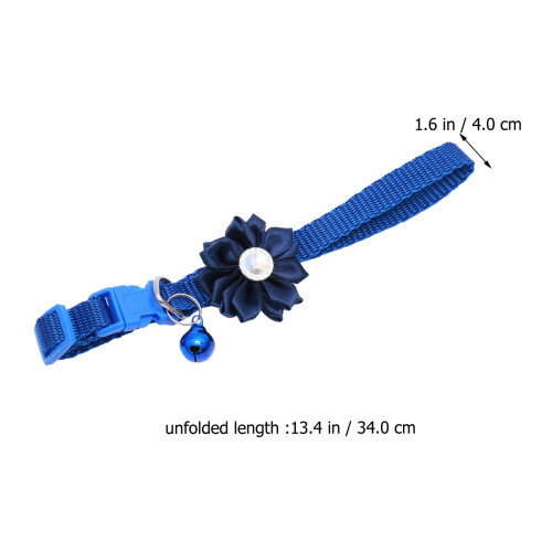 Pet Collar Con De Y Para Y Perros Azul 1