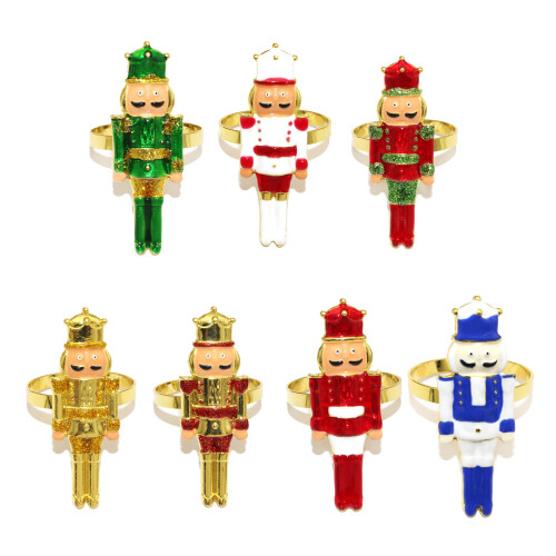 Weihnachtsgeschirr-Set mit 6 Nussknackern,-NEIN. 7 1