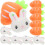 12 Pièces Broches Mini Carotte Pour Vêtements 8