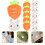 12 Pièces Broches Mini Carotte Pour Vêtements 10