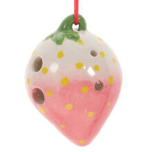 Ocarina En Forme De Fraise, 6 Trous Pour Enfants