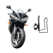 Motorcycle Water Bottle Cage Metal Holder For Bike Cup Bracket Black
