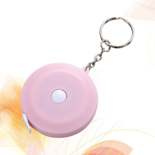 Mini Metro A Nastro Portatile Con Anello 1,5 M Rosa 2