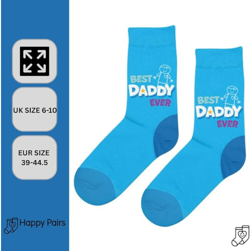 Best Daddy Ever Socks  Men Fathers Day Xmas Gift 2