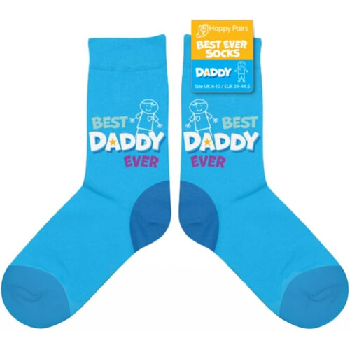 Best Daddy Ever Socks  Men Fathers Day Xmas Gift
