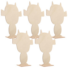 Ceramic Tools Portrait Wood Board Assorted Color 5pcs