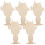 Ceramic Tools Portrait Wood Board Assorted Color 5pcs 1