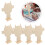 Ceramic Tools Portrait Wood Board Assorted Color 5pcs 7
