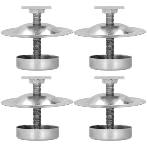 4 Unidades Patas Para De Inoxidable