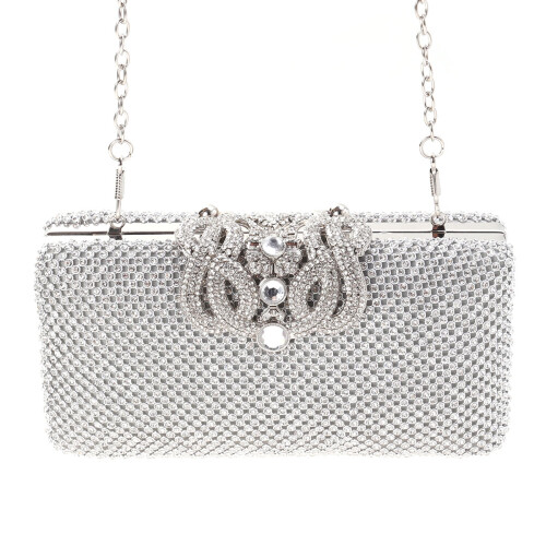 1 De Para Mujer Con Diamantes De Imitación Plateado 2