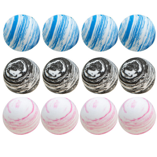 12 Pièces Balles De Intérieures Rose Noir