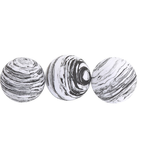 12 Pièces Balles De Intérieures Rose Noir 1