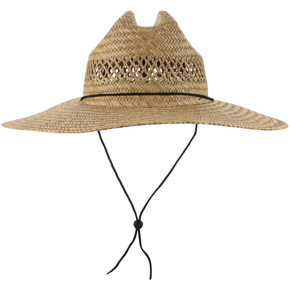 Kapelusz Z Plecionego SłOmy O Szerokim Dymku PrzeciwsłOneczny-image