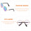 5 Unidades Gafas Para Perros Protección Atractiva 11