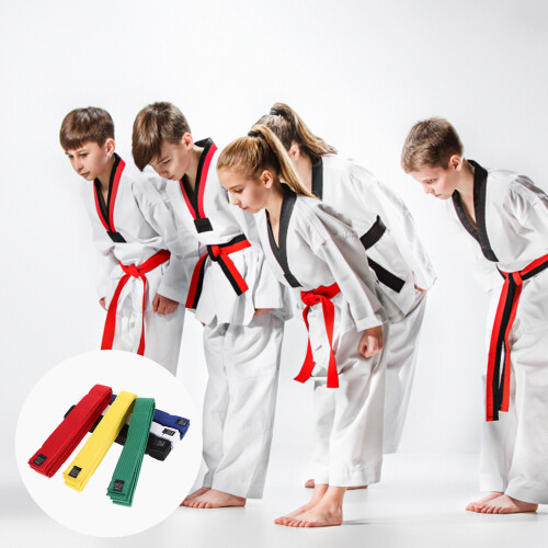6 Piezas Cinturones De Karate Multicolor Para Marciales 2