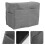 Funda Plegable Para De Coser Con Bolsillos Gris 11